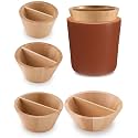 4 Pcs Pottery Rim Cone Shaper Set Beech Wood S, M, L, XL Clay Forming Tools