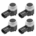 4 Pcs Reverse Parking Assist Sensor Compatible for Ford Explorer 2011-2015, for Ford Flex 2013-2019, Durable ABS Plastic Black Rear Bumper Parking Assist Sensor