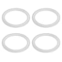 4 PCS Silicone Gasket Seal Rings for Bialetti Moka Express Dama 6 Cup