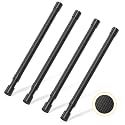 4 Pcs Small Tension Rod 12-20 inch Spring Rod, Tension Rod Spring Tension Rod, Small Tension Curtain Rod, Mini Tension Rods for Closet, Cabinets, Cupboard, Drawers, Black