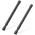 2 Pcs Small Tension Rod 10-15.7 inch Spring Rod, Black Tension Rod Spring Tension Rod, Small Tension Curtain Rod, Mini Tension Rods for Closet, Cabinets, Cupboard, Drawers