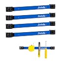 4 Pieces 12" Magnetic Tool Holder Strip, Blue Magnet Bar, Metal Tool Organizer Rack for Garage Organization, Easy To Install in Workshop, Mounting Screws Included