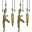 Bronze Pull Chains Ceiling Fan Extension with 12 Inch Chain and Ornament