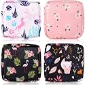 4 Pack Portable Sanitary Napkin Storage Bags, Back to School Gift