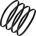 4 Pieces Wide Non-Slip Elastic Sports Headbands - Athletic Skinny Hair Headband for Women, Men, Boys, Girls - Silicone Grip Hairband Mini Stylish Sweat Band - Stays in Place &amp; Great for Working Out