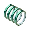 4 Rolls Heat Transfer Tape 0.39in x 100ft, Green for Sublimation Heat Press