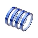 4 Rolls Heat Transfer Tape 0.78in x 100ft (20mm x 30m), Blue for Heat Press