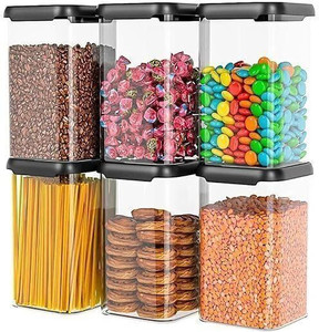 4 sacred plastic grocery container  - 1100 ml