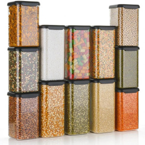 4 sacred plastic grocery container  - 1100 ml 1500 ml