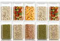 4 SACRED Plastic Grocery Container  - 1100 ml