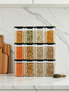 4 sacred plastic grocery container  - 1200 ml