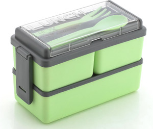 4 sacred plastic grocery container  - 1400 ml green