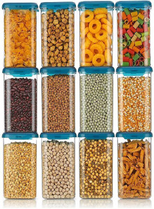 4 sacred plastic grocery container  - 1500 ml