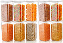 4 SACRED Plastic Grocery Container  - 1500 ml
