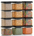 4 SACRED Plastic Grocery Container  - 550 ml