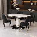 4 Seater Rectangular Dining Table Set with