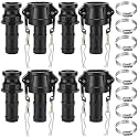 4 Set 1 Inch Camlock Fittings Type C&E