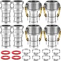 4 Set 2 Inch Camlock Fittings Type C&E