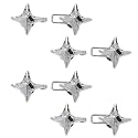 4 Set Pant Waist Tightener,Night Sky Star Waist Tightener Clip,Glossy Texture No Sew Waist Knots for Jeans Skirts Dresses for Women Girls