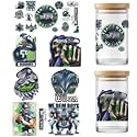 4 Sheet UV DTF Cup Wraps for 16 Oz Tumblers American Football Decals (12)