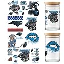 4 Sheet UV DTF Cup Wraps for 16 Oz Tumblers American Football Decals (06)