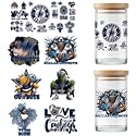 4 Sheet UV DTF Cup Wraps for 16 Oz Tumblers American Football Decals (01)