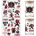 4 Sheet UV DTF Cup Wraps for 16 Oz Tumblers American Football Decals (08)