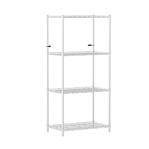 4-Shelves Wheels Heavy Duty Steel Storage Rack