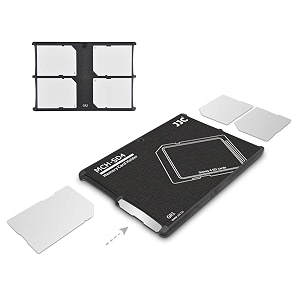 4 slots memory card case holder organizer storage for sd cards slim ultra-thin credit card size lightweight portable sd sdhc sdxc memory card carrying case
