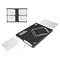 4 Slots Memory Card Case Holder Organizer Storage for SD Cards Slim Ultra-Thin Credit Card Size Lightweight Portable SD SDHC SDXC Memory Card Carrying Case