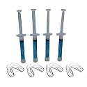 4 Syringes Remineralization Gel with 4 Custom Teeth Trays - Strengthens Enamel - Reduces Sensitivity - Remineralizes and Desensitizes - Great for After Teeth Whitening