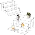 4 Tier Acrylic Display Riser for Perfume,Figures & Cupcake