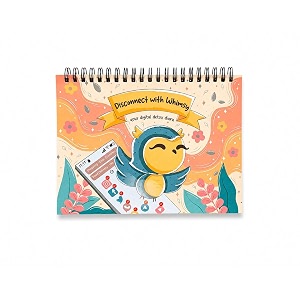 4-Week Digital Detox Diary for Kids A5