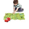 4 Year Old Boy Birthday Gift, Puzzle Racer Kids Car Track Set Puzzle Racer Car Track Set with Roadmap Puzzle Track Car Play Set Toys for 4 Year Old Boys (B-Land, set2-15PCS)