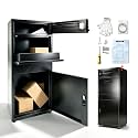 40" Package Delivery Box, Lockable Parcel Drop Boxes, No Assembly
