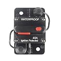 40 Amp Circuit Breaker with Manual Reset 12V-36V DC Waterproof Surface Mount for Car Audio Rv Marine Boat Truck Trolling Motors, 30-300A Car Speaker Resettable Fuse