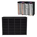 Krafetto 40-Slot Diamond Painting Tray Organizer for Large Trays, Black