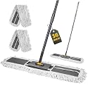 36” Large Flat Mop, Commercial Dust Mop with Long Handle