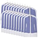 40 Inch Garment Bags 20 Pack Suit Bag for Storage Dress Cover Bag