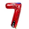 40 inch spider theme number foil balloons, children's party balloon supplies with classic numbers 1 to 9, birthday decoration supplies,number large balloons for spider theme parties (7)