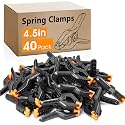 40 Pack 4.5 inch Plastic Spring Clamps, Backdrop Clips