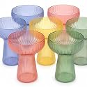 40 Pack Disposable Plastic Margarita Glasses 11oz, Heavy Duty Clear Cups