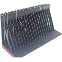 40 Pack L10 x H 8" Black Heavy Duty Shelf Brackets with Screws Metal Shelf Brackets Shelf Support Angle Brackets for Shelves L Brackets Heavy Duty Floating Shelf
