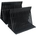 40 Pack L11 x H 8" Black Heavy Duty Shelf Brackets with Screws Metal Shelf Brackets Shelf Support Angle Brackets for Shelves L Brackets Heavy Duty Floating Shelf
