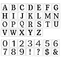 40 PCS 3 Inch Letter and Number Stencils, Reusable Alphabet Stencils for Painting, Crafts, Wood Signs, Wall Art, Fabric, Rock, and DIY Projects