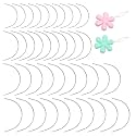 40 Pcs Curved Sewing Needles 4 Sizes commonly Curved Leather Quilting Needles Upholstery Weaving Needles Embroidery Needle for Leather Projects Carpet or Canvas Wig Making