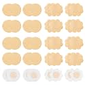 WITROMAN 40 Pieces Disposable Nipple Covers, Pasties, Petals