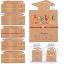 Siifert 40 Set Preschool Kindergarten Graduation Gift Set Class of 2026 End of The School Year Gift Make a Wish Adjustable Graduation Star Bracelet with Card Preschool Kindergarten Party Favor