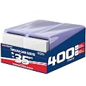 400 Card Sleeves Top Loaders for Cards, 35pt 3"x4" Clear (400Soft+400Hard)
