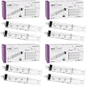 400 Pack, ONE-CARE 20ml Luer Lock Syringe, Sterile, Individually Wrapped 100 Syringes, Accurate Liquid Measurement